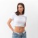 T -shirt Women's shortened MIST FREE, p. S (42-44)