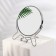 Desktop mirror - suspended, bilateral, with an increase, d mirror surface 11.5 cm, silver color