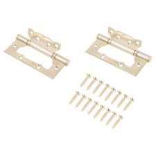 Loop Plug without insert MCL 4x3x2 mm SGP Box 2 mm, color mat. Golden 2 pcs