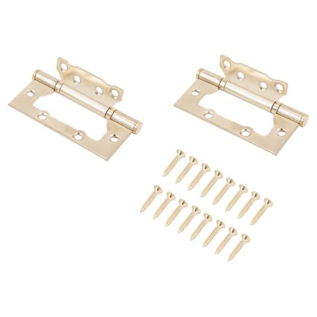 Loop Plug without insert MCL 4x3x2 mm SGP Box 2 mm, color mat. Golden 2 pcs