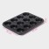Baking uniform “Jacqueline”, 35 × 26 × 3 cm, 12 cells, d = 6.5 cm, anti -stick coating, black color