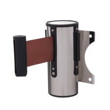 Wall block with exhaust ribbon-180cm brown, height-13.5cm, width 11cm