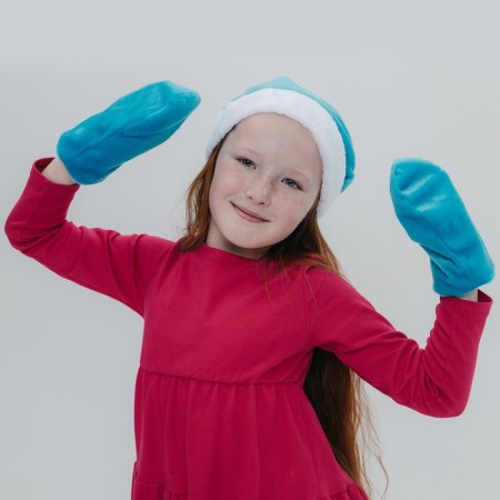 Carnival set "Magic Snow Maiden": hat, mittens, p. 56–58 cm-4
