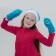 Carnival set "Magic Snow Maiden": hat, mittens, p. 56–58 cm