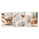 Carty watch wall modular "Good morning", 49x39 cm, silent, triptych
