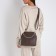 Love bag with lightning, brown color