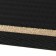 Serving napkin on the Rona table, 45 × 30 cm, black color