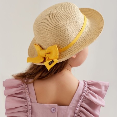 Hat for the girl Minaku, col. Beige, river 54