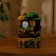 Bungalow fountain in the tropics 11x13x19.5 cm (with backlight)