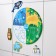 The toy developing for the bath "Correspondence", the base+ 4 stickers, types of mix, crumb I