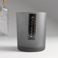 Bank for candles glass 