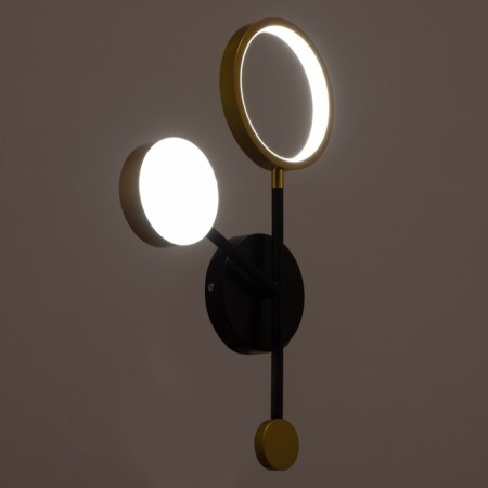 Bra 2291/2l LED 30W 3000-6000K black and gold 45.5x27x6 cm-4