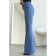 Female trousers, size 44, blue color