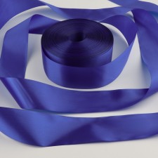 Satin tape, 50 mm × 100 ± 5 m, blue color