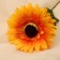 Artificial "sunflower" volume, 13x42 cm