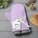 Kit kitchen lilac mittens 18x28cm, waffle towel 2pcs. 35x60cm