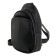 Male bag, genuine leather, black 25x9x35 cm