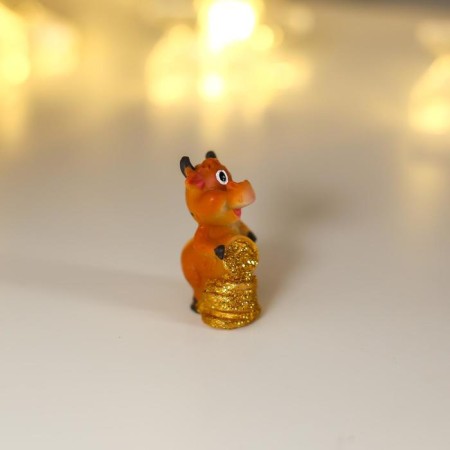 Souvenir Polystone "Boby Karamel with Gold" MIX 4x2.3x2.1 cm-4
