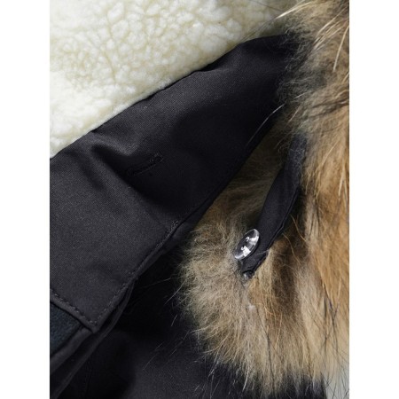 Winter park for a boy, height 140 cm, black color-7
