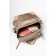 Women's backpack, textiles, ludor beige, 38x14x34 cm