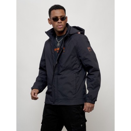 Sports male jacket, size 56, dark blue color-1