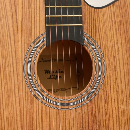 Acoustic guitar, tree color, 97cm, with a neckline-3