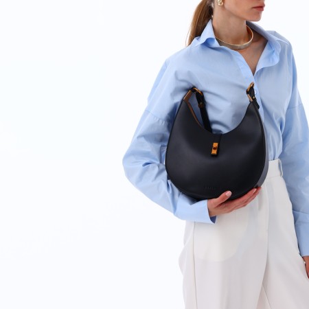 Female bag Textura, cosmetic bag, medium size, black color-9