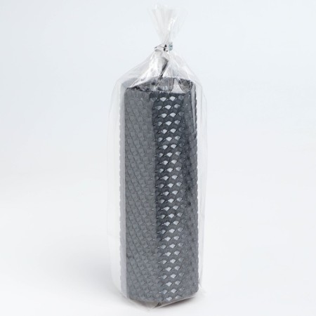 Voschshina candle, 4.5x4.5x12.5 cm, wet asphalt metallic-3