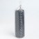 Voschshina candle, 4.5x4.5x12.5 cm, wet asphalt metallic