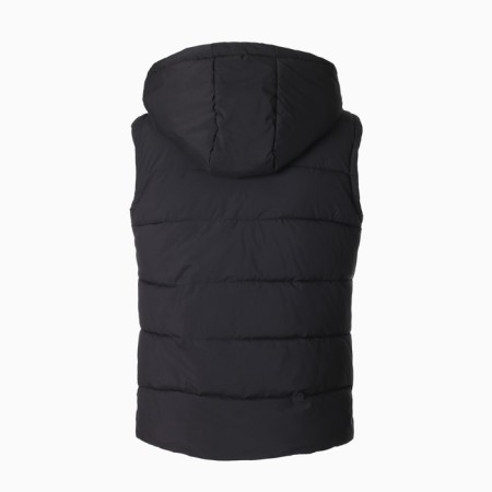 Warm vest of men's, black color, size 46-11