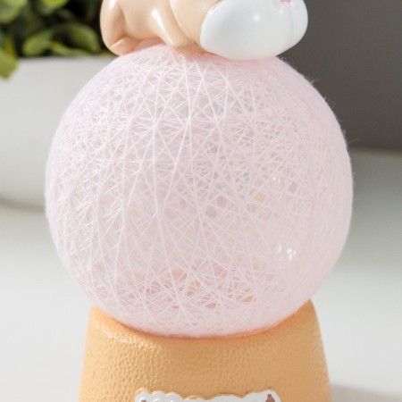 Night "Burundunchket" LED from batteries beige 6x6x10 cm Risalux-8