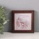 Photo frame pine С14 01/6 10x10 cm, wenge (plastic screen)
