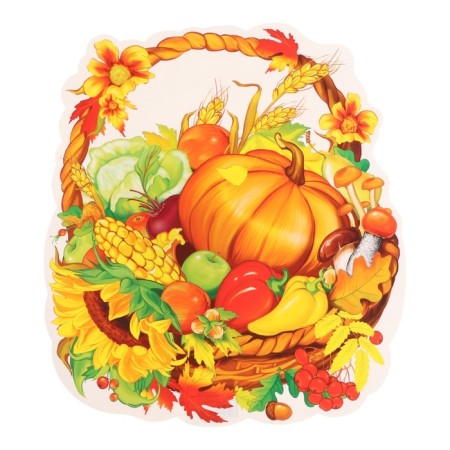 Set for design "Autumn Gold" 15 parts, 50 x 35 cm-1
