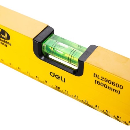 Construction level Deli DL290600 98293, measurement 45 °, aluminum alloy, 600 mm-2