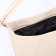 Bag Women's bag with zipper, beige color
