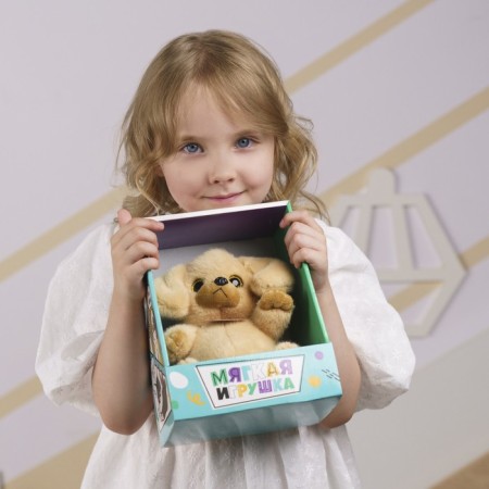 Soft toy "Dog Bill"-5