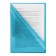 A4, 100 microns, calligrata, economy, transparent, blue folder