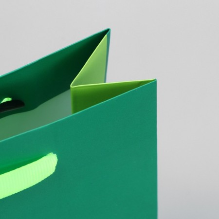 Two-color gift package, packaging, "green-salad", S 12 x 15 x 5.5 cm-4