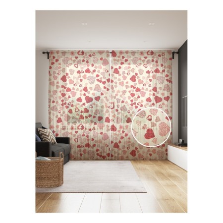 Photo "Various hearts", size 145x265 cm, 2 pcs