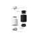 Front -free nozzle for the Ambrella Light Diy Spot, 10W MR16, the color is black, matte