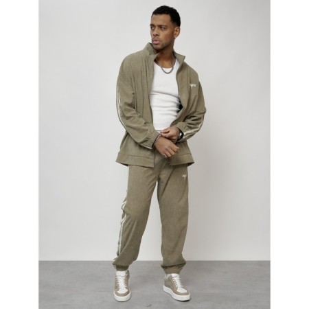 Male tracksuit, size 50, khaki color-17