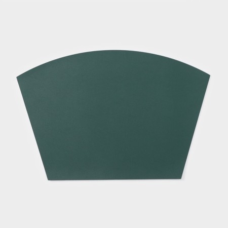 Serving napkin on the TEM table, 30 × 44 cm, green color