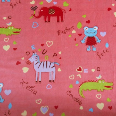 Bobby bedspread, size 100x140 cm, light pink color-1