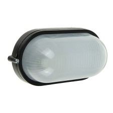 Lamp TDM NPB1401, E27, 60 W, IP54, Oval, Black