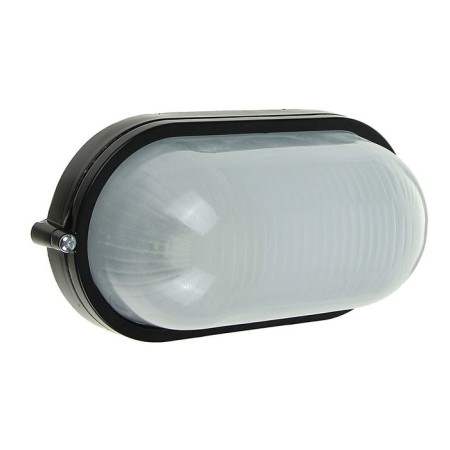 Lamp TDM NPB1401, E27, 60 W, IP54, Oval, Black