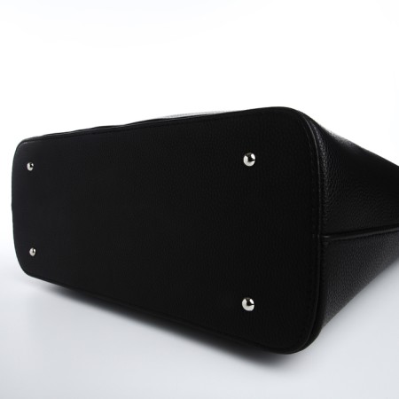 Female bag Textura, tout, average size, black color-4