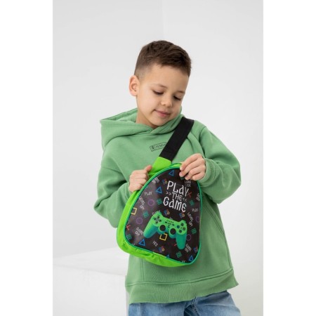 Baby backpack over the shoulder for the boy "Joystick", 23x20.5 cm-5