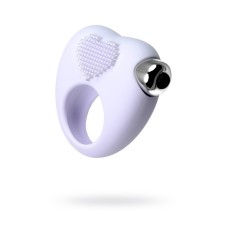 Vibro -ring for prolonging sexual intercourse Jos Moys, White, 6.7 cm