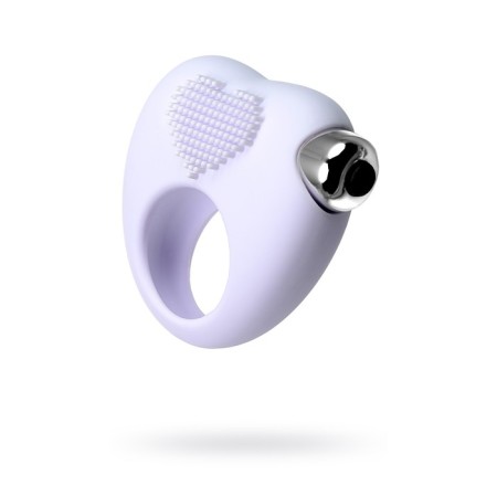 Vibro -ring for prolonging sexual intercourse Jos Moys, White, 6.7 cm