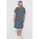 Women's dress, size 64, dark blue color